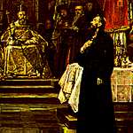 Jan Hus vor dem Konzil,